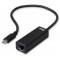 Adapter USB Type-C M to LAN RJ-45 F, 30cm, Port Designs 900126