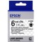 Tape Cartridge EPSON 6mm/9m LK2TBN Clear Blk/Clear, C53S652004