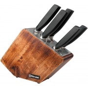 Набор кухонных ножей Rondell Lincor RD-482, black 