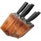 Набор кухонных ножей Rondell Lincor RD-482, black