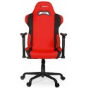 Gaming/Office Chair AROZZI Torretta V2, Red/Black, Fabric + PU leather, max weight up to 95-100kg / height 160-180cm, Recline 165°, 2D Armrests, Head and Lumber cushions, Metal Frame, Nylon wheelbase, Gas Lift 4class, Small nylon casters, W-24.5kg