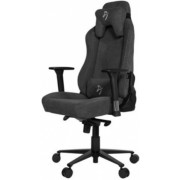 Gaming/Office Chair AROZZI Vernazza Soft Fabric, Dark Grey, Soft Fabric, max weight up to 135-145kg / height 165-190cm, Recline 165°, 3D Armrests, Head and Lumber cushions, Metal Frame, Aluminium wheelbase, Large  nylon casters, W-28.5kg