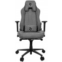 Gaming/Office Chair AROZZI Vernazza Soft Fabric, Ash Grey, Soft Fabric, max weight up to 135-145kg / height 165-190cm, Recline 165°, 3D Armrests, Head and Lumber cushions, Metal Frame, Aluminium wheelbase, Large  nylon casters, W-28.5kg