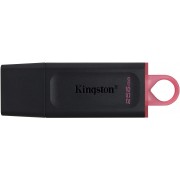 256GB USB3.2  Kingston DataTraveler Exodia Black/Red, (Read 100 MByte/s, Write 12 MByte/s)