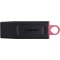 256GB USB3.2 Kingston DataTraveler Exodia Black/Red, (Read 100 MByte/s, Write 12 MByte/s)