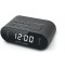 Dual Alarm Clock Radio Muse M-10 BLACK, 0.6 inch white LED Display, Dimmer (High /Low/Off), PLL Radio with 20 FM preset stations, Wake up by Radio or Buzzer, Snooze, Sleep, AC 230V, Battery backup: 3V 2?1.5V AAA (not included), 45x70x120mm