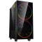 Case ATX GAMEMAX Black Hole, w/o PSU, 2x200mm ARGB fans, PWM hub,Transparent panel, USB3.0, Black