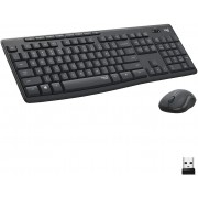 Logitech Wireless Combo MK295 Silent, Multimedia Keyboard & Mouse, Graphite,USB, Retail, 920-009807