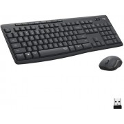 Logitech Wireless Combo MK295 Silent, Multimedia Keyboard & Mouse, Graphite, RUS, USB, Retail