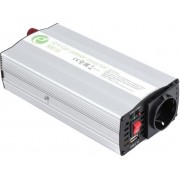EnerGenie EG-PWC-042, 12V Car power inverter, 300W, with USB port / 5V-2.1A,  Power output: 300 W continuous power (peak power 600 W), Output: 230 VAC, Input: 11-15 VDC (car cigarette lighter or accumulator directly)