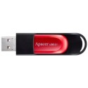 64GB USB3.1 Flash Drive  Apacer AH25B,  Black, Matte Metal, Classic Cap (AP64GAH25BB-1) 