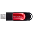 64GB USB3.1 Flash Drive  Apacer AH25B,  Black, Matte Metal, Classic Cap (AP64GAH25BB-1) 
