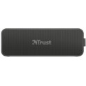 Trust Zowy Max Stylish Bluetooth Wireless Speaker 20W, Waterproof IPX7, Up to 14 hours, Link two speakers wirelessly to boost your party, Bluetooth, micro SD and aux input, built-in microphone, Black