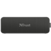 Trust Zowy Max Stylish Bluetooth Wireless Speaker 20W, Waterproof IPX7, Up to 14 hours, Link two speakers wirelessly to boost your party, Bluetooth, micro SD and aux input, built-in microphone, Black