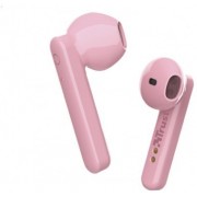 Trust Primo Touch Bluetooth Wireless TWS Earphones - Pink, Up to 4 hours of playtime, Manage all important functions (next/previous/pause/play/voice assistant) with a simple touch