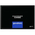 2.5" SSD 512GB  GOODRAM CX400 Gen.2, SATAIII, Sequential Reads: 550 MB/s, Sequential Writes: 500 MB/s, Maximum Random 4k: Read: 75,500 IOPS / Write: 76,800 IOPS, Thickness- 7mm, Controller Phison PS3111-S11, 3D NAND TLC