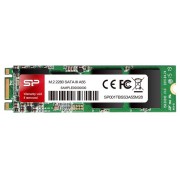 M.2 SATA SSD 256GB  Silicon Power Ace A55, Interface: SATA III 6Gb/s, M.2 Type 2280 form factor, Sequential Reads: 560 MB/s, Sequential Writes: 530 MB/s, MTBF 1.5mln, SLC Cash, BBM, SP Toolbox, SM2258XT, 3D NAND TLC