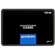 2.5" SSD 128GB  GOODRAM CX400 Gen.2, SATAIII, Sequential Reads: 550 MB/s, Sequential Writes: 460 MB/s, Maximum Random 4k: Read: 65,000 IOPS / Write: 82,500 IOPS, Thickness- 7mm, Controller Phison PS3111-S11, 3D NAND TLC