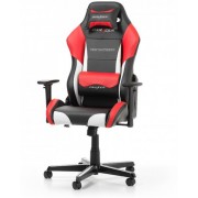 Gaming/Office Chair DXRacer Drifting GC-D61-NWR-M3, Black/White/Red, Premium PU leather, max weight up to 150kg / height 145-175cm, Recline 90°-135°, 3D Armrests, Head and Lumber cushions, Aluminium wheelbase, 2" PU Caster, W-23.5kg
