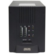 UPS PowerCom SPT-1000, 1000VA/800W, Smart Line Interactive, Pure Sinewave, LCD, AVR, USB, 2xShuko