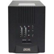 UPS PowerCom SPT-2000, 1500VA/1200W, Smart Line Interactive, Pure Sinewave, LCD, AVR, USB, 2xShuko