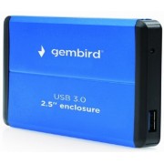 2.5" SATA HDD External Case (USB 3.0),  Blue, Gembird EE2-U3S-2-B