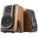 Edifier S1000MKII, Hi-Res 2.0/ 120W (2x60W) RMS, Bluetooth 5.0 with aptX HD Decoding, Titanium Dome Tweeter,  Audio in: two digital (Optical, Coaxial) & two analog (RCA), remote control, wooden