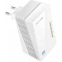 TP-LINK TL-WPA4220  N300 AV500 Powerline Adapter, Compact Size, 300Mbps Powerline Datarate, 1 Lan Port, Power Socket, HomePlug AV, Green Powerline,  Plug and Play, Pair Button, Range 300 meters in house