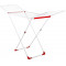 Uscator de rufe DELUX 18 M 0503SEL, 128 x 55 x 4 cm, 18 m, max. 15 kg, foldable wings, protection plastic cap, easy to move wheels