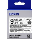 Tape Cartridge EPSON LK3TBW; 9mm/9m Strong Adhesive, Black/Clear, C53S653006 