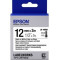 Tape Cartridge EPSON LK4WBH; 12mm/2m Heat Resistant, Black/White, C53S654025