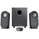 Logitech Z407 Speaker System 2.1 (40W, 20W subwoofer, 2x10W), Bluetooth: 5.0, Wireless control,  3.5 mm input, Micro-USB input, Black