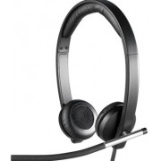 Logitech Headset  H650e Stereo, Microphone, USB, black