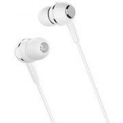  Borofone BM36 white (709707) Acura Universal earphones with mic, Speaker outer diameter 10MM, cable length 1.2m, Microphone, adapted to control Apple and Android