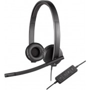 Logitech USB Stereo Headset H570e, Business Headset: 31.5 Hz - 20 kHz, Microphone: 100 Hz - 18 kHz, In-line audio controls, USB