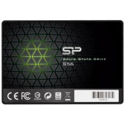 2.5" SSD 120GB  Silicon Power  Slim S56, SATAIII, SeqReads: 560 MB/s, SeqWrites: 530 MB/s, Controller Phison PS3110-S10, MTBF 1.5mln, SLC Cache, BBM, ECC, SP Toolbox, 7mm, 3D NAND TLC