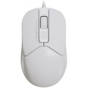 Mouse A4Tech FM12S, Optical, 1000 dpi, 3 buttons, Ambidextrous, 4-Way Wheel, White, USB