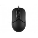 Mouse A4Tech FM12S, Optical, 1000 dpi, 3 buttons, Ambidextrous, 4-Way Wheel, Black, USB
