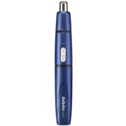 Trimmer BABYLISS 7058PE, noses-ear trimmer, battery operation (1x AA battery), blue 