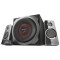 Trust Gaming GXT 38 Tytan 2.1 Ultimate Bass Speaker Set, Wooden subwoofer for rich and powerful sound, 120w - Black