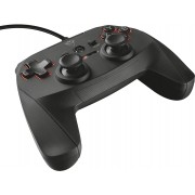 Trust GXT 540 Yula Wired Gamepad  for PC and PlayStation 3, 13 buttons, 2 joysticks and D-pad, 3m cable, Black