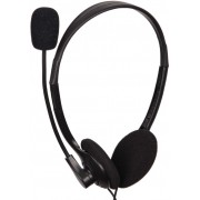 Gembird MHS-123, Stereo headset with volume control, 3.5 mm plug x 2 pcs, Black