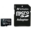 128GB microSD Class10 A1 UHS-I + SD adapter  Verbatim Premium microSDXC, 600x, Up to: 90MB/s