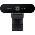 Logitech BRIO Stream 4K Ultra HD, Premium 4K Ultra HD 2160p/30fps with HDR, Diagonal Field of View 65°/78°/90°, Zoom Up to 5x, Autofocus, RightLight 3, 2 omni-directional mics, USB-A plug-and-Play supports USB-C, 2.2 m, black