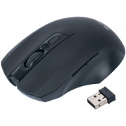 Wireless Mouse SVEN RX-350, Optical, 600-1400 dpi, 6 buttons, Soft Touch, 2xAAA, Black