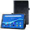 Tablet Case Book PU Leather for Lenovo Tab M10 FHD Plus TB-X606X, Black