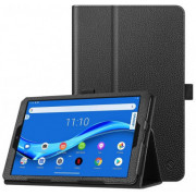 Tablet Case Book PU Leather for Lenovo Tab M8, Black 