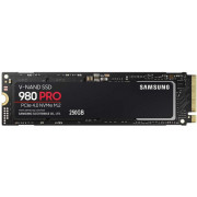 M.2 NVMe SSD 250GB  Samsung SSD 980, PCIe3.0 x4 / NVMe1.4, M2 Type 2280 form factor, Seq. Read: 2900 MB/s, Seq. Write: 1300 MB/s, Max Random 4k: Read /Write: 230K/320K IOPS, Samsung Pablo Controller, 512MB LPDDR4, V-NAND 3-bit MLC