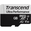 256GB MicroSD (Class 10) UHS-I (U3),+SD adapter, Transcend TS256GUSD340S (V30, A2, R/W:160/125MB/s)