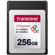 256GB CFexpress 2.0 Type B (PCIe 3.0 x2, NVMe 1.3), Transcend TS256GCFE820 (R/W: 1700/1300MB/s)